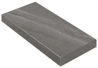 Керамогранит Italon Контемпора Карбон 33x120 ступень угловая правая в Новосибирске