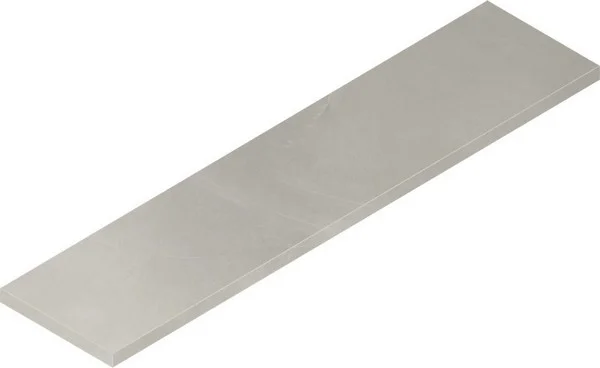 Керамогранит Italon Континуум Сильвер Ступень угловая левая 33х120 (Натуральная) в Новосибирске