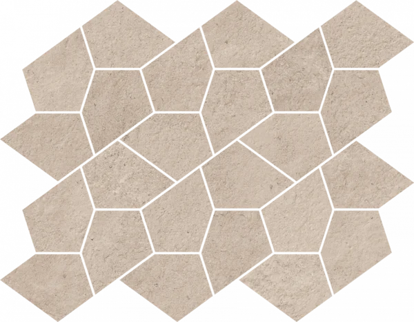 Керамогранит Italon Этернум Крим Мозаика Калейдо 35.6х27.6 (Натуральная) в Новосибирске