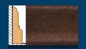 Плинтус пробковый ArtCorkDesing С 103 (Колер 14) 12х65х910 мм в Новосибирске