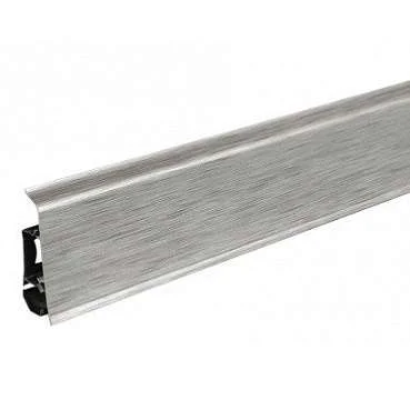 Плинтус пластиковый Arbiton INDO70 17 Алюминий 2,5 м в Новосибирске