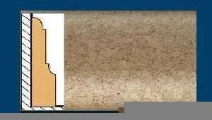 Плинтус пробковый ArtCorkDesing С 104 (Колер 5) 12x40x910 мм в Новосибирске