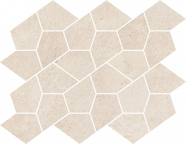 Керамогранит Italon Этернум Сноу Мозаика Калейдо 35.6х27.6 (Натуральная) в Новосибирске