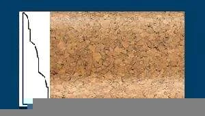 Плинтус пробковый ArtCorkDesing С 105 (Колер 8) 18x45x910 мм в Новосибирске