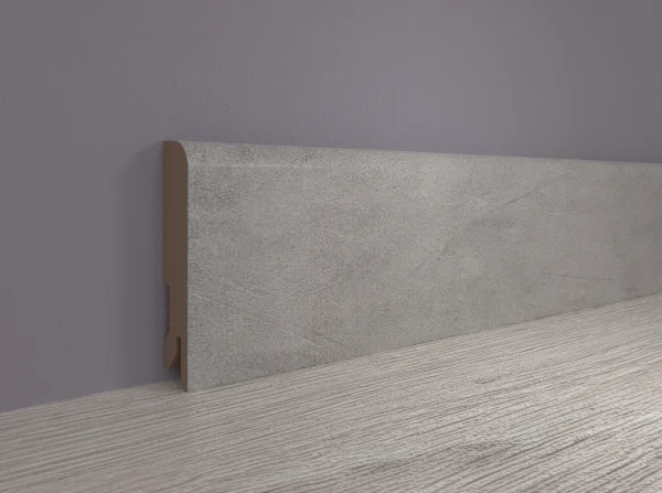 Плинтус MDF Bonkeel 24065 Бетон Лофт Натур (100х16х2400 мм) в Новосибирске