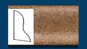 Плинтус пробковый ArtCorkDesing С 102 (Колер 9) 20x40x910 мм в Новосибирске