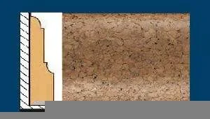 Плинтус пробковый ArtCorkDesing С 103 (Колер 9) 12х65х910 мм в Новосибирске