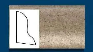 Плинтус пробковый ArtCorkDesing С 102 (Колер 6) 20x40x910 мм в Новосибирске