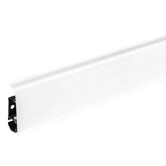 Плинтус пластиковый Arbiton INDO70 01 Белый блеск 2,5 м в Новосибирске