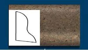 Плинтус пробковый ArtCorkDesing С 102 (Колер 7) 20x40x910 мм в Новосибирске