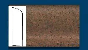 Плинтус пробковый ArtCorkDesing С 106 (Колер 11) 10х60х910 мм в Новосибирске