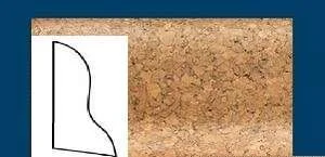 Плинтус пробковый ArtCorkDesing С 102 (Колер 8) 20x40x910 мм в Новосибирске