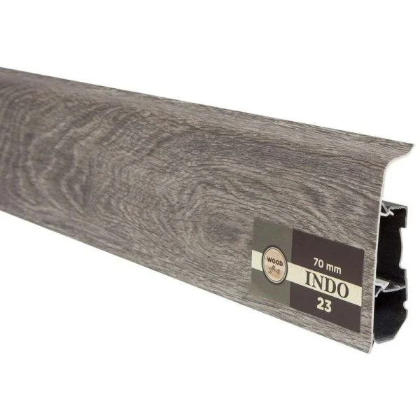 Плинтус пластиковый Arbiton INDO70 23 Дуб Модена 2,5 м в Новосибирске