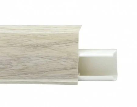 Пластиковый плинтус Royce №526 Дуб Орегон (55х23х2200мм) в Новосибирске