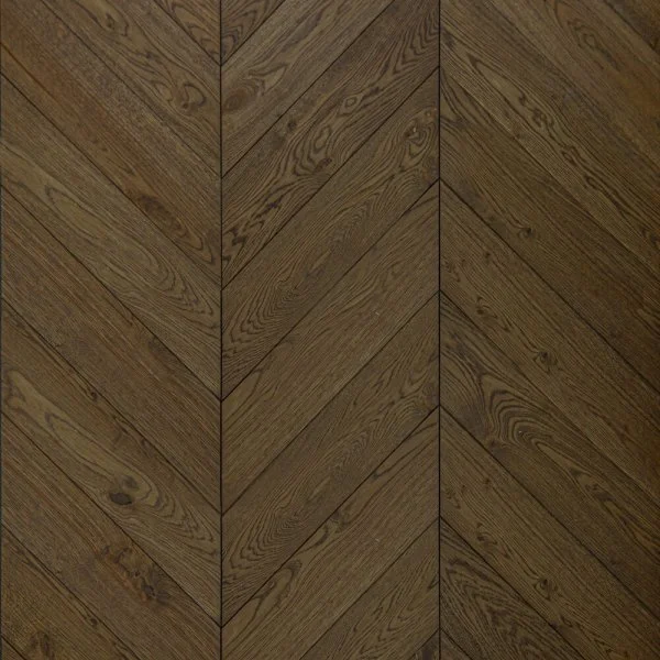 Инженерная доска Kochanelli Французская Ёлка Оскуро Дуб Original Браш (600х120х15) в Новосибирске