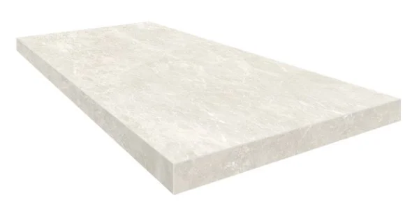 Керамогранит Coliseum Да Винчи Уайт Ступень угловая правая (Натуральный, 33х60) в Новосибирске