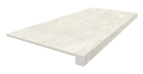 Керамогранит Coliseum Да Винчи Уайт Ступень фронтальная (Натуральный, 33х60) в Новосибирске