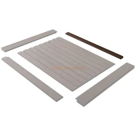 Финишный молдинг LF124B BR396 левый декорированный (31х12х2700мм) в Новосибирске