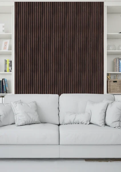 Декоративная панель для стен HiWood LV124 BR395K (120х12х2700мм) в Новосибирске