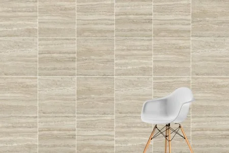 Керамогранит Vitra CityStone Травертин Линейный 60х60 (Натуральная и Реттифицированная) в Новосибирске