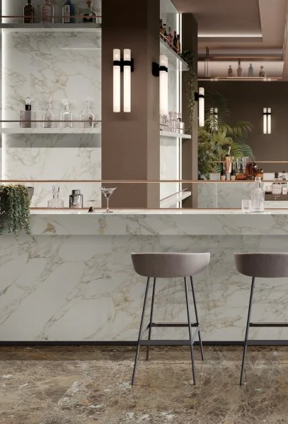 Керамогранит Italon Шарм Делюкс Арабескато Уайт 80х160 (Люкс и реттифицированная) в Новосибирске