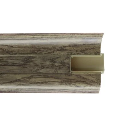 Пластиковый плинтус Royce №841 Дуб Миланский (58х22х2200мм) в Новосибирске