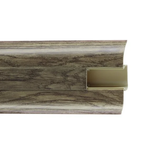 Пластиковый плинтус Royce №841 Дуб Миланский (58х22х2200мм) в Новосибирске