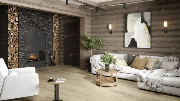 Кварц-виниловая плитка Alpine Floor Premium XL Дуб Сливочный ЕСО 7-19, 8 мм. 43 класс в Новосибирске