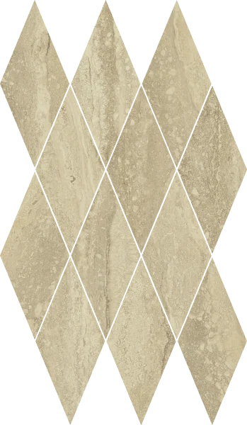 Керамогранит Italon Шарм Эдванс Травертино 28х48 мозаика Даймонд (Люкс) в Новосибирске