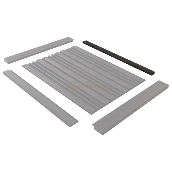 Финишный молдинг LF124B BR395K левый декорированный (31х12х2700мм) в Новосибирске