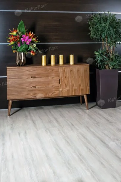 Кварц-виниловая плитка Alpine Floor Easy Line Дуб Снежный ЕСО 3-14 3 мм. 43 класс в Новосибирске