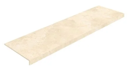 Керамогранит Coliseum Аурелия Уайт Ступень фронтальная (Натуральный, 33х120) в Новосибирске