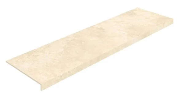 Керамогранит Coliseum Аурелия Уайт Ступень фронтальная (Натуральный, 33х120) в Новосибирске