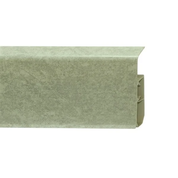 Пластиковый плинтус Royce №339 Мрамор Светлый (80х24х2200мм) в Новосибирске