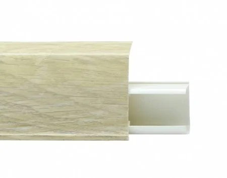 Пластиковый плинтус Royce №508 Серый Опем (55х23х2200мм) в Новосибирске