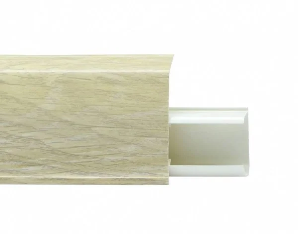 Пластиковый плинтус Royce №508 Серый Опем (55х23х2200мм) в Новосибирске