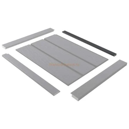 Финишный молдинг LF124B GR15K левый декорированный (31х12х2700мм) в Новосибирске