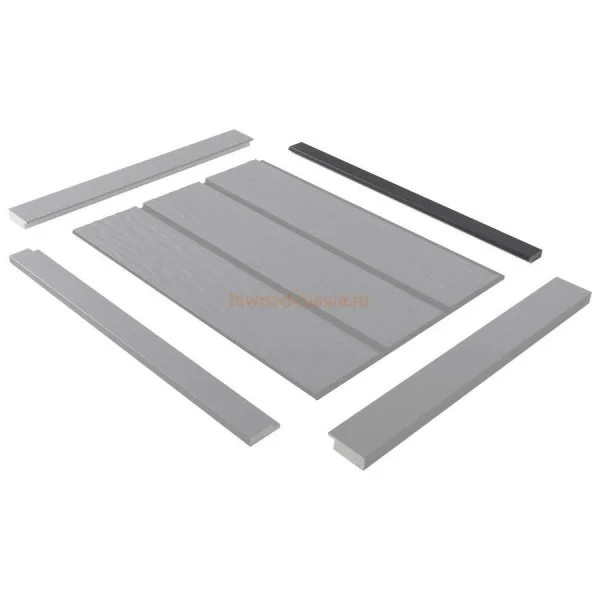 Финишный молдинг LF124B GR15K левый декорированный (31х12х2700мм) в Новосибирске