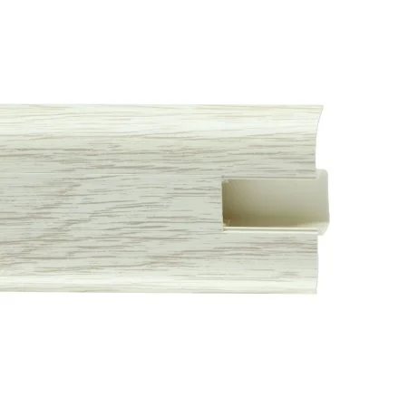 Пластиковый плинтус Royce №851 Дуб Льняной (58х22х2200мм) в Новосибирске