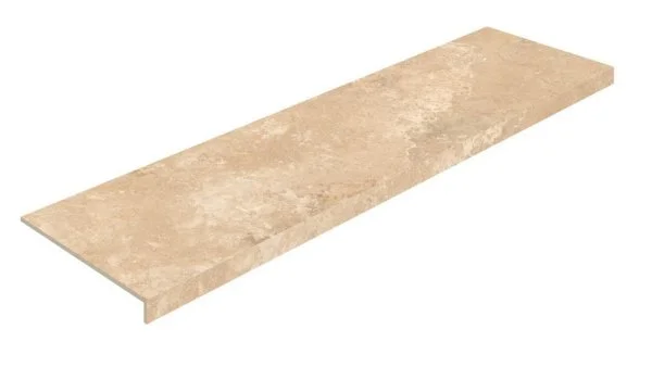 Керамогранит Coliseum Аурелия Беж Ступень фронтальная (Натуральный, 33х120) в Новосибирске