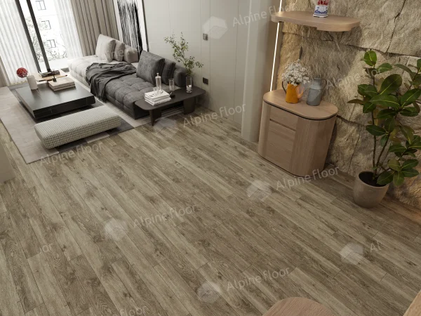 Каменно-полимерная плитка Alpine Floor Grand Sequoia Village Венге Грей ECO 11-807 4мм, 43 класс в Новосибирске