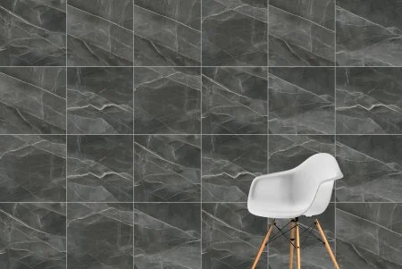 Керамогранит Vitra SityMarble Калакатта Блэк 60х60 (Лаппатированная и Реттифицированная) в Новосибирске