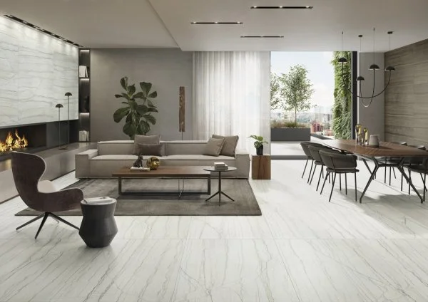 Керамогранит Italon Шарм Эдванс Платинум Уайт 80х160 (Натуральная и реттифицированная) в Новосибирске