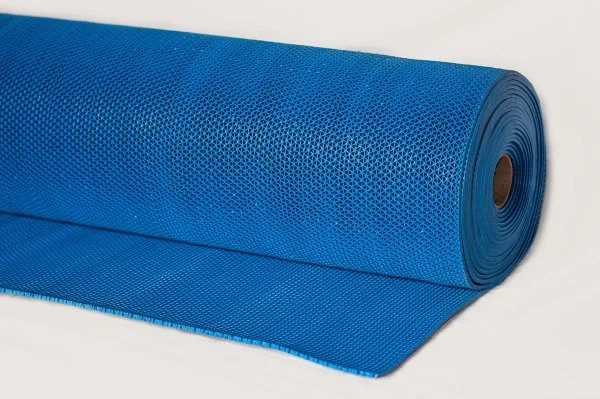 Грязезащитное рулонное покрытие ЗигЗаг Синий 4,5 мм (1,2 м) Китай в Новосибирске