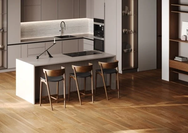 Паркетная доска Quartz Parquet Классик 5 мм Дуссия Африканская 550-63 в Новосибирске