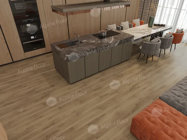 Каменно-полимерная плитка Alpine Floor Grand Sequoia Village Вайпуа ECO 11-1907 4мм, 43 класс в Новосибирске