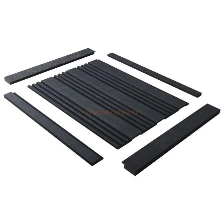 Финишный молдинг LF124A BK114K правый декорированный (42х12х2700мм) в Новосибирске