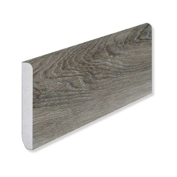Кварцевый плинтус Fargo 366-1B Дуб Рустик Серый градиент 80х11х2200 мм в Новосибирске