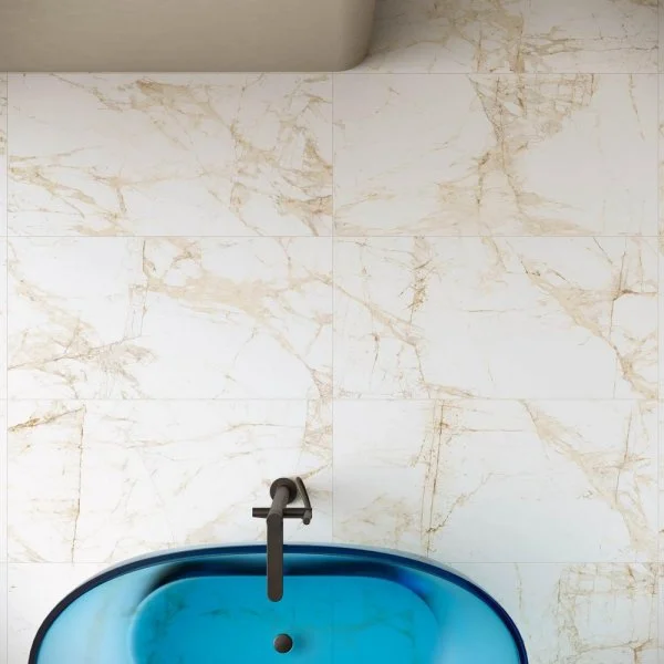 Керамогранит Coliseum Канова Уайт 60х120 (Натуральный и Реттифицированный) в Новосибирске