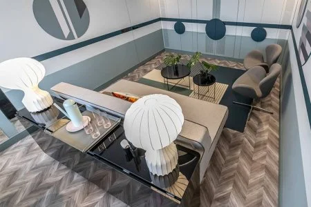 Пробковое покрытие CorkStyle Chevron Silver в Новосибирске